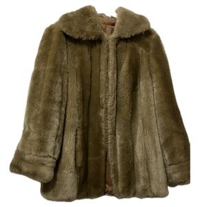 Vintage Women's Faux Fur Coat